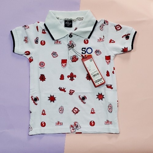 Children Polo Tshirt-white