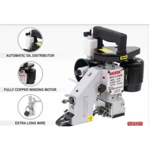 Portable Bag Closer Sewing Machine With Oil Pump