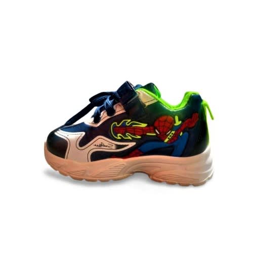 Boys Spiderman Sneakers - Green