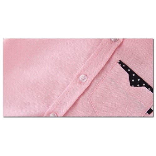 Boys Gentleman Short Sleeve Shirt - Pink