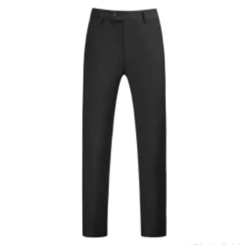 Smart Suit Trousers For Men- Blue + Black + Ash + Royal Blue - 4pcs