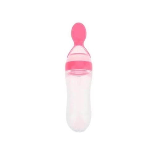 Infant Baby Silicone Feeding With Spoon Feeder - 145ml
