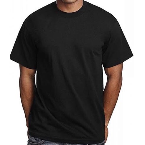 Plain Black Unisex T-shirt
