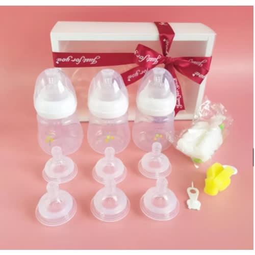 Baby Feeding Bottle Gift Set - 3Pcs