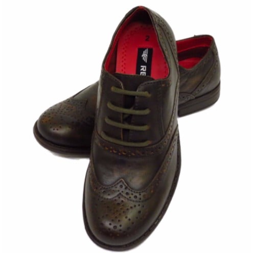 Boys Leather Formal Shoe - Brown
