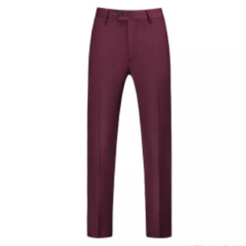 Smart Suit Trouser For Men - Wine