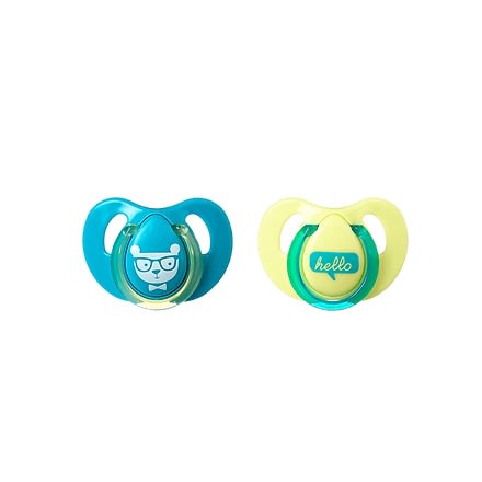 Tommee Tippee Decorated Cherry Soother 6-18m - 2Pieces