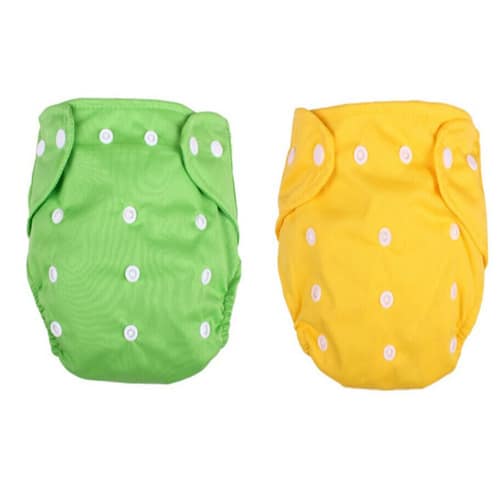 Reusable And Washable Baby Diaper & Inserts - 2 Pieces