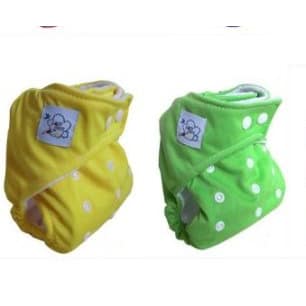 Reusable And Washable Baby Diaper & Inserts - 2 Pieces