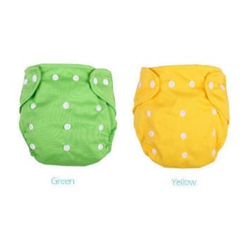 Reusable And Washable Baby Diaper & Inserts - 2 Pieces