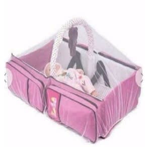Multipurpose Travel Bed/ Diaper Bag And Change Station With Mosquito Net