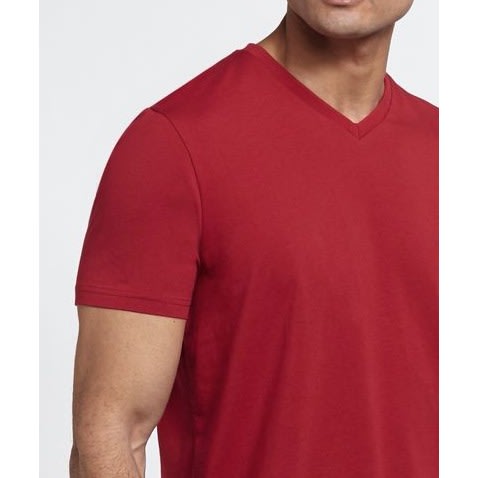 Slim Fit V-neck Stretch T-shirt
