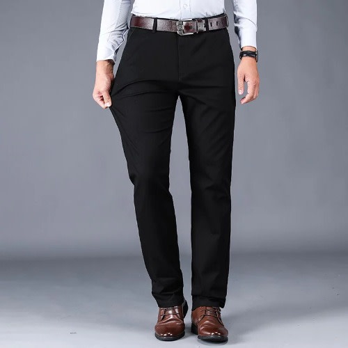 Men's Cotton Chinos Pant - Black