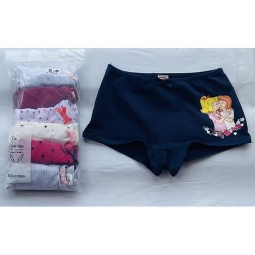 7 Pack Colored Girls Briefs- B5