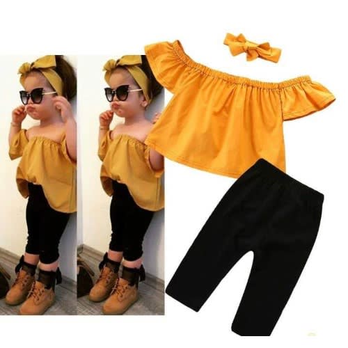 Girls' Trousers And Top