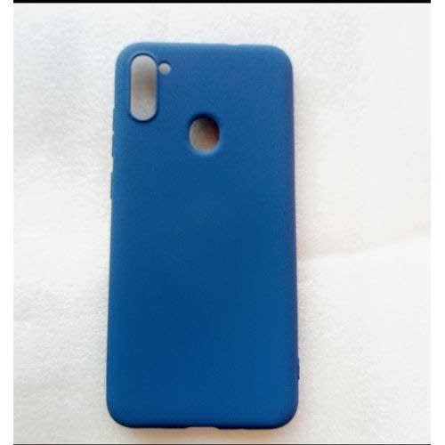 Silicon Back Case For Samsung M11 - Blue