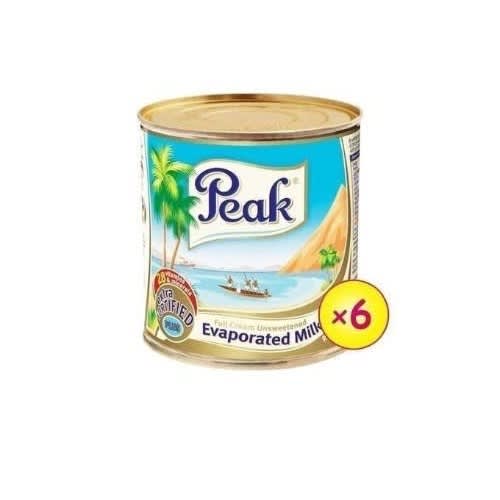 Peak Evaporated Milk - 160g - Pack Of 6