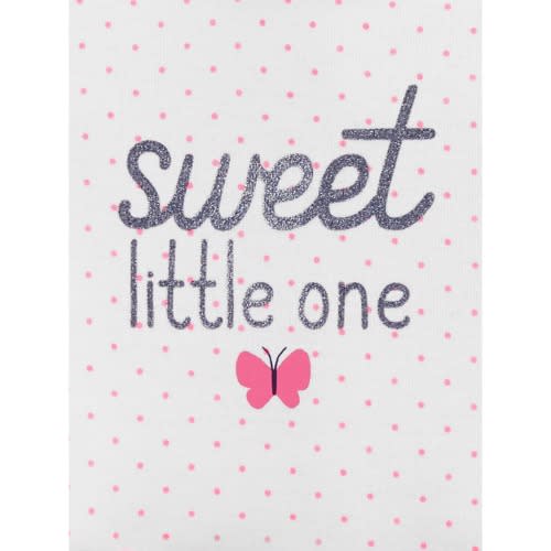 Child Of Mine Newborn Baby Girls Blouse, Bodysuit & Pant 3pc - Butterfly