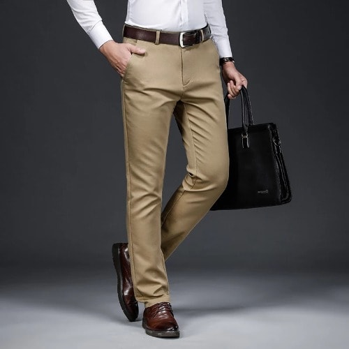 Chinos Pants- Black + Carton - 2pcs