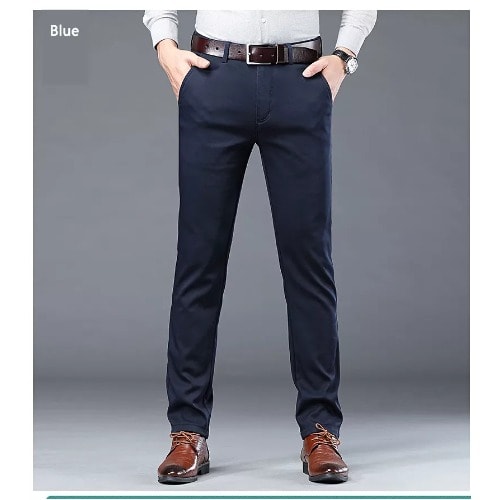 Chinos Pants- Black + Blue - 2pcs