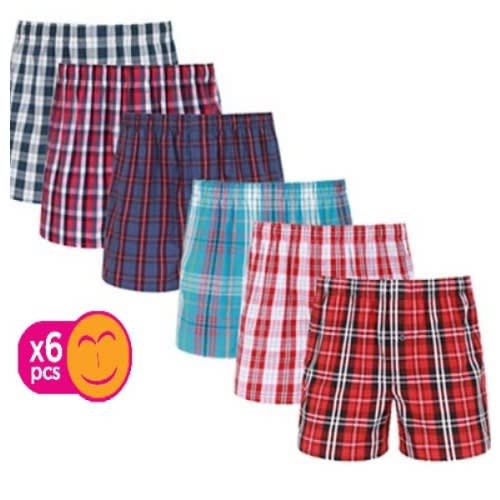Men's Boxers Shorts - 6 Pieces