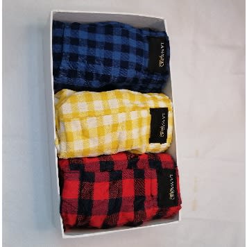 Boxers In Check -3 Pieces