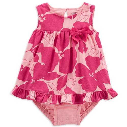 Baby Girls Petals One Piece Ruffle Sunsuit Dress