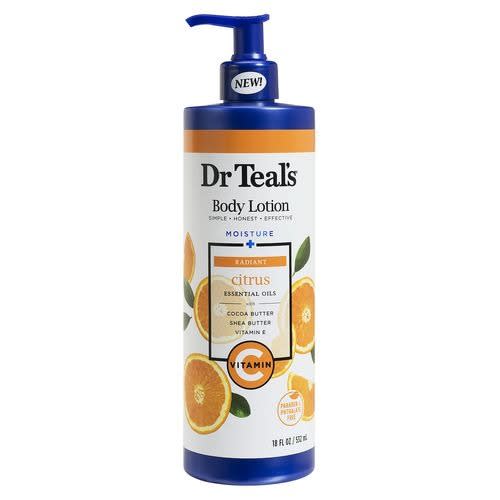 Dr Teal’s Moisture + Body Lotion With Radiant Citrus And Vitamin C - 532ml