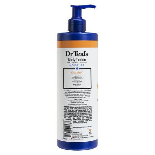 Dr Teal’s Moisture + Body Lotion With Radiant Citrus And Vitamin C - 532ml