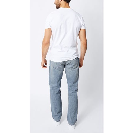 Men’s Straight Fit Jeans- Blue Light Wash