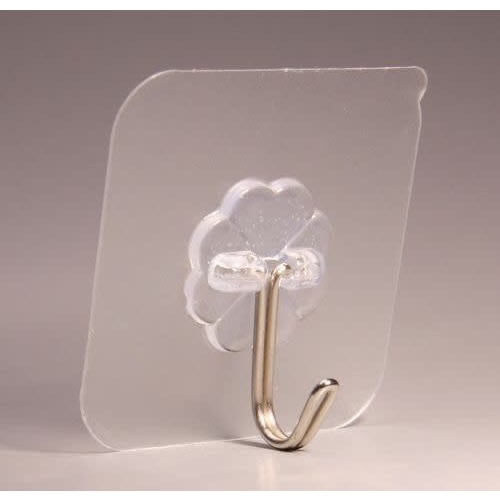 Self-Adhesive Hook - Transparent - 10pcs
