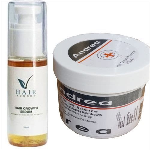Hair Now Now Serum And Andrea Fastest Bald Hair Growth Cream