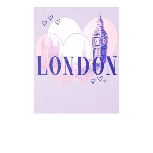 3 In 1 Girls Glitter Tour Paris Nyc London Graphic Top