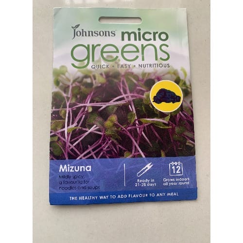 Micro Greens - Mizuna Red - 1500seeds