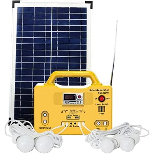 Solar Lighting System - 6bulbs - 30W