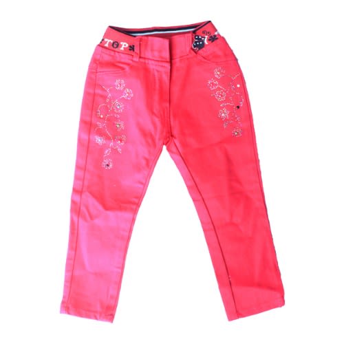 Girls Jeans Trousers -Deep Pink
