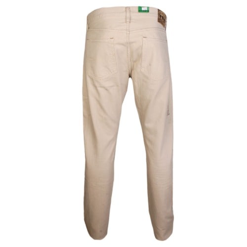 Slim Straight Jeans - Brown