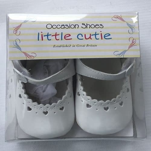 Baby Girl  Pram Shoes - White