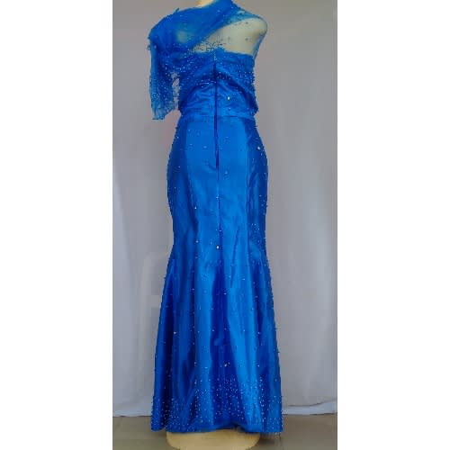 Royal Blue Luxury Women's Dinner/evening Gown - Size 12