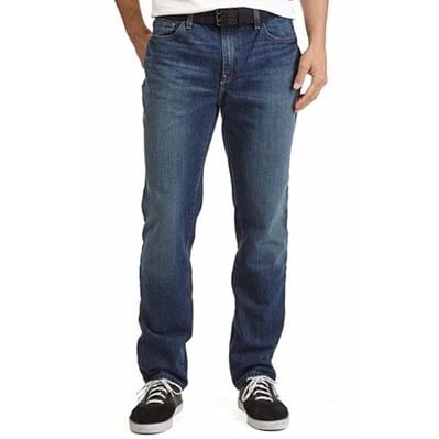 Men's Genuine Straight-cut Jeans - Blue