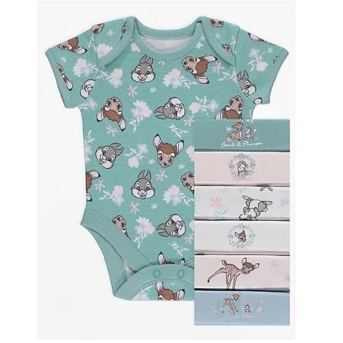 7 Pieces Of Baby Girls Bodysuits