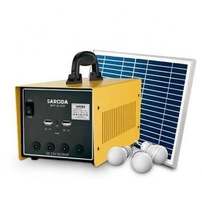Solar Home Lighting Kit With Inbuilt Inverter