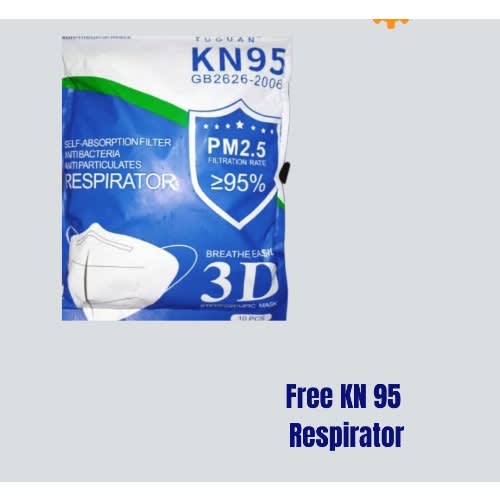 Kn 95 Nose Mask - 10 Pcs