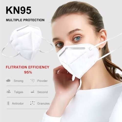 Kn 95 Nose Mask - 10 Pcs