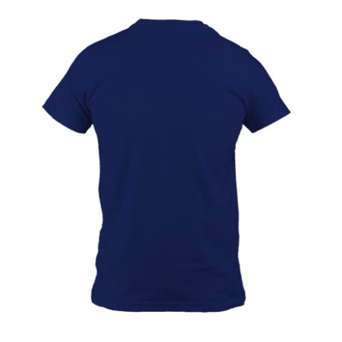 Unisex Round Neck T-shirt - Navy Blue