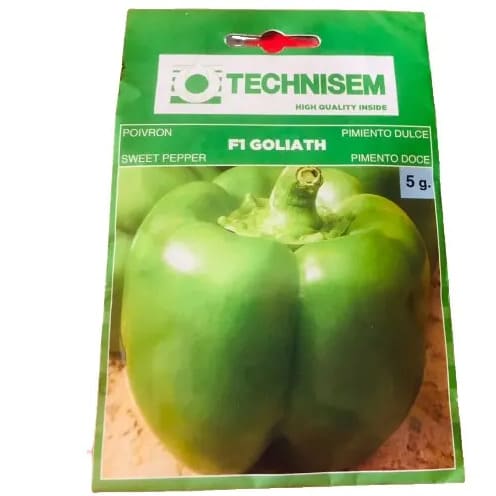 F1 Goliath Sweet Pepper Seeds - 5g