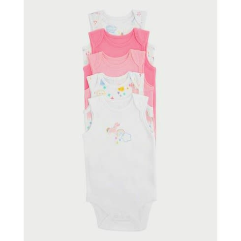 Sleeveless Bodysuit - Pack Of 5