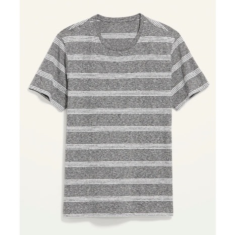 Soft-washed Striped T-shirt For Men