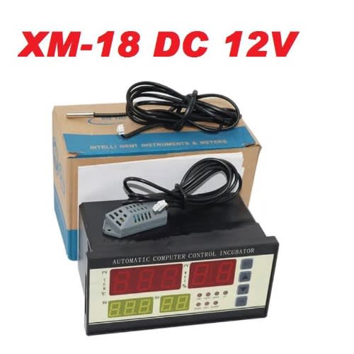 Xm-18 Automatic Temperature Humidity 4 Screens Display Egg Incubator Controller - Dc 12v