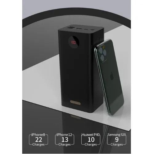 60000mah Power Bank - Black